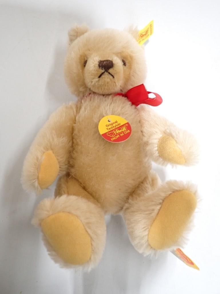 Steiff Original Jointed Teddy Bear with Tags: Steiff Original Jointed Teddy Bear with Tags