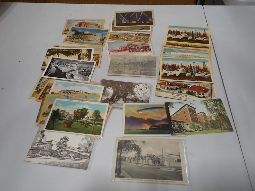 Vintage Postcard Lot - color, black and white - nice assortment (1 of 3)