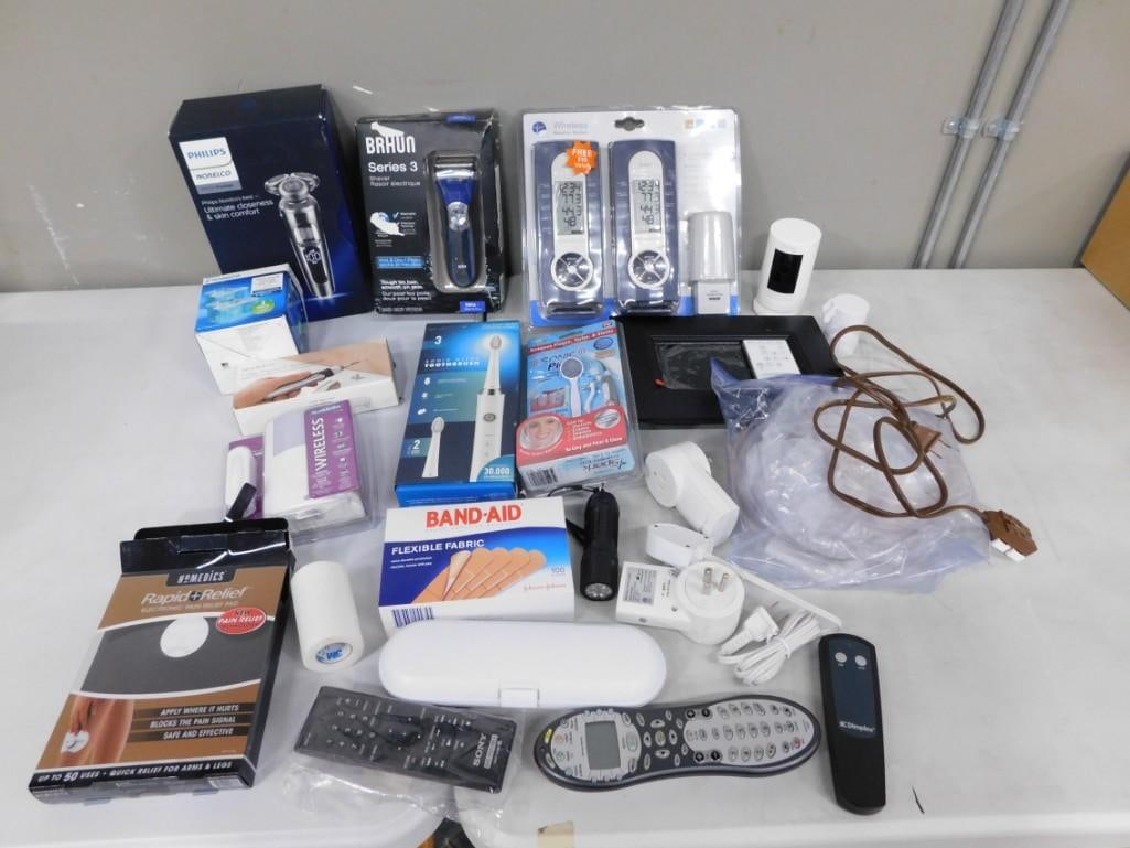 Braun Series 3 Shaver, Philips Norelco Electric Shaver, Sonic Ultra Toothbrush, Remote Controls, etc (1 of 7)