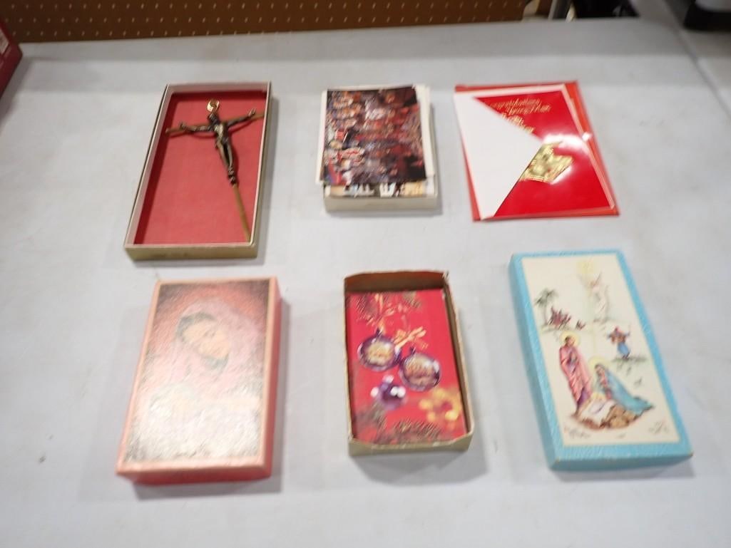 Lot of Vintage Greeting Cards, Cross, Etc (1 of 8)