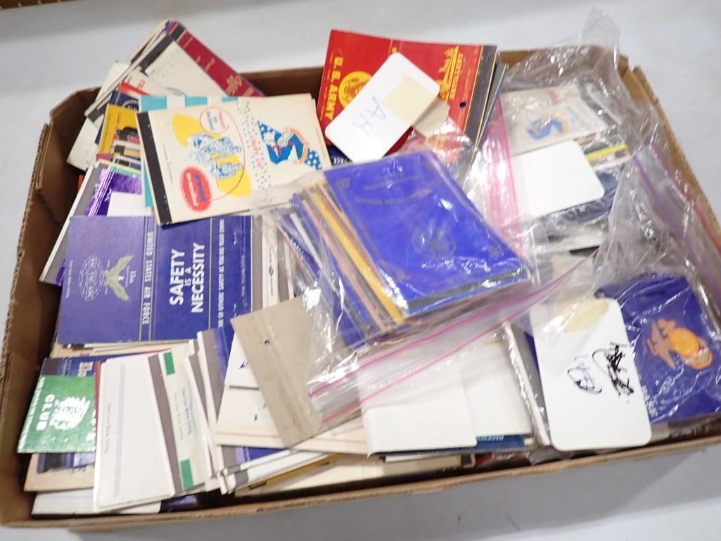 Huge Lot of Matchbook Covers Mostly Military incl USAF, etc (1 of 11)