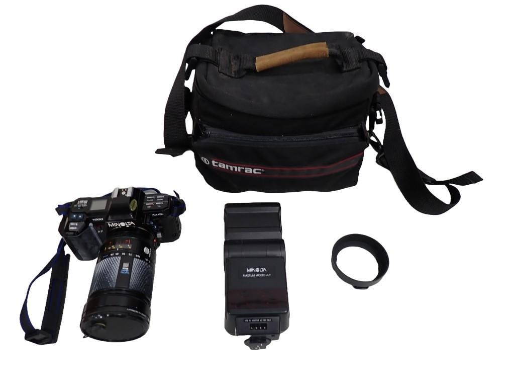 Minolta Maxxum 7000 Camera with AF Lens 28-135 Macro, Case, (1 of 14)