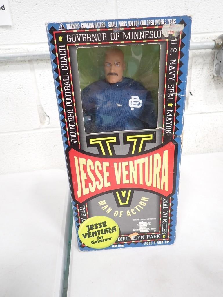 Jesse Ventura Figure or Doll in Original Box Former Wrestler and Governor of Minnesota: Jesse Ventura Figure or Doll in Original Box Former Wrestler and Governor of Minnesota