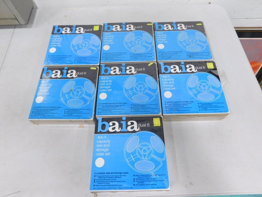 7 NOS Baia Dual 8 400 ft Capacity Reel and Storage Case Sets (1 of 3)