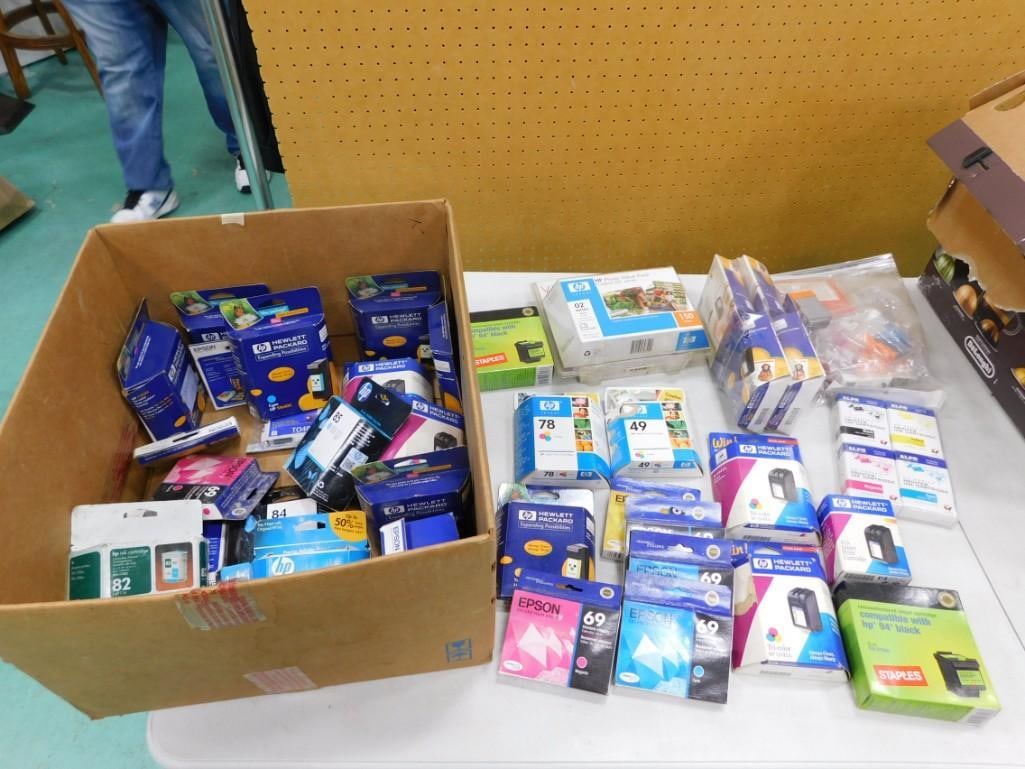 Large Lot of Asst Printer Ink Cartridges (1 of 5)