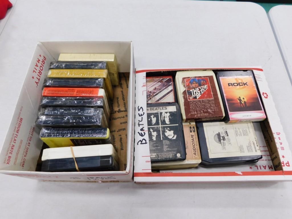 Lot of Asst 8 Track Tapes incl The Beatles, Average White Band, Richie Havens, Kenny Price, (1 of 6)