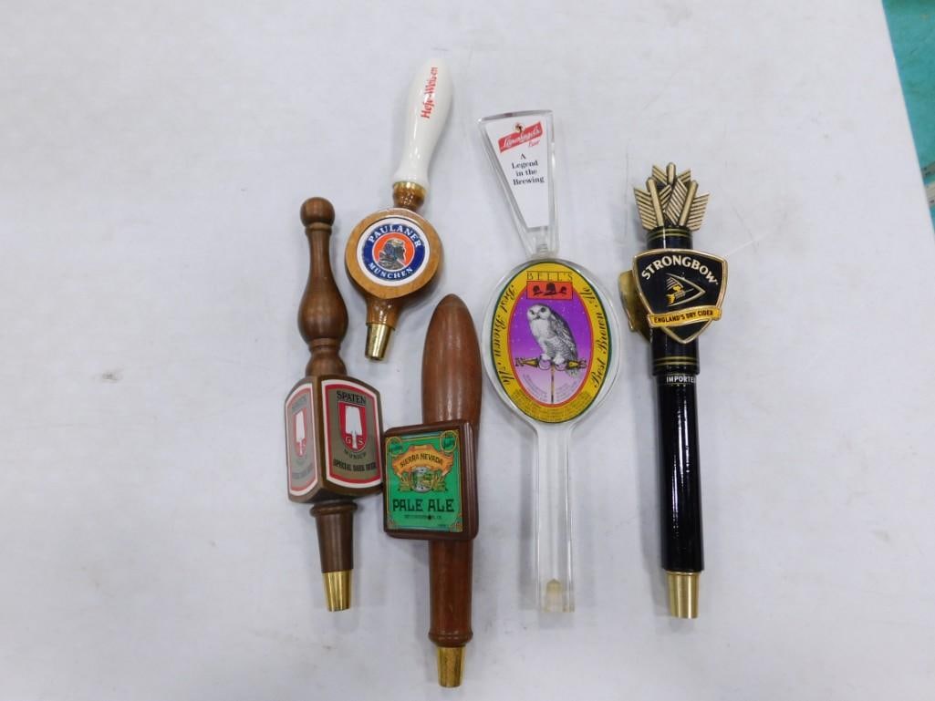 Assorted Beer Tappers including Strongbow, Bell's Brown Ale, Sierra Nevada, Spaten, Paulaner Munchen (1 of 6)