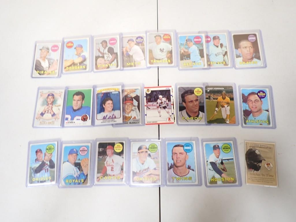 Lot of Mostly 1969 Topps Baseball Cards, plus some other assorted Sports Cards - Denis Savard, (1 of 11)