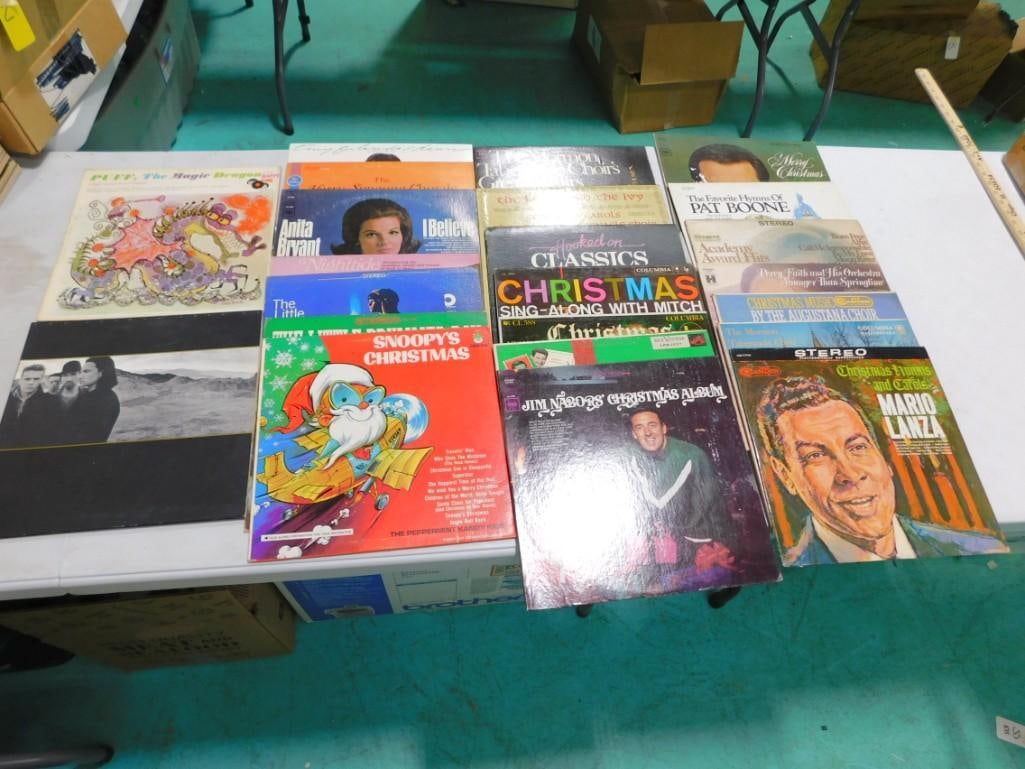 22 Vinyl Records 33RPM LPs incl U2, Hooked on Classics, Christmas, Religious, etc (1 of 7)