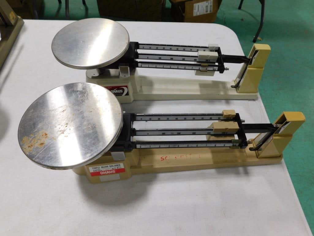 Pair of Ohaus Triple Beam Balances (1 of 7)