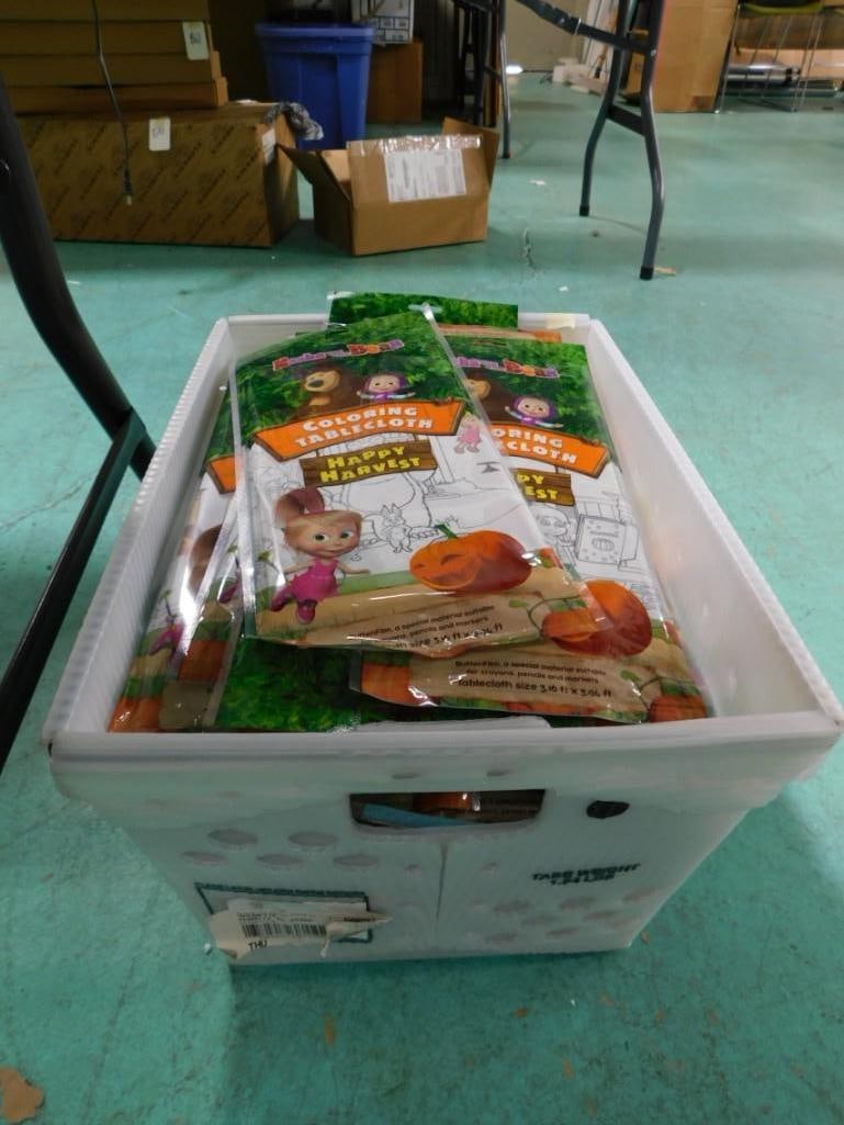 Large Lot of Coloring Tablecloths New in Package Great for Birthday Parties Masha The Bear: Large Lot of Coloring Tablecloths New in Package Great for Birthday Parties Masha The Bear