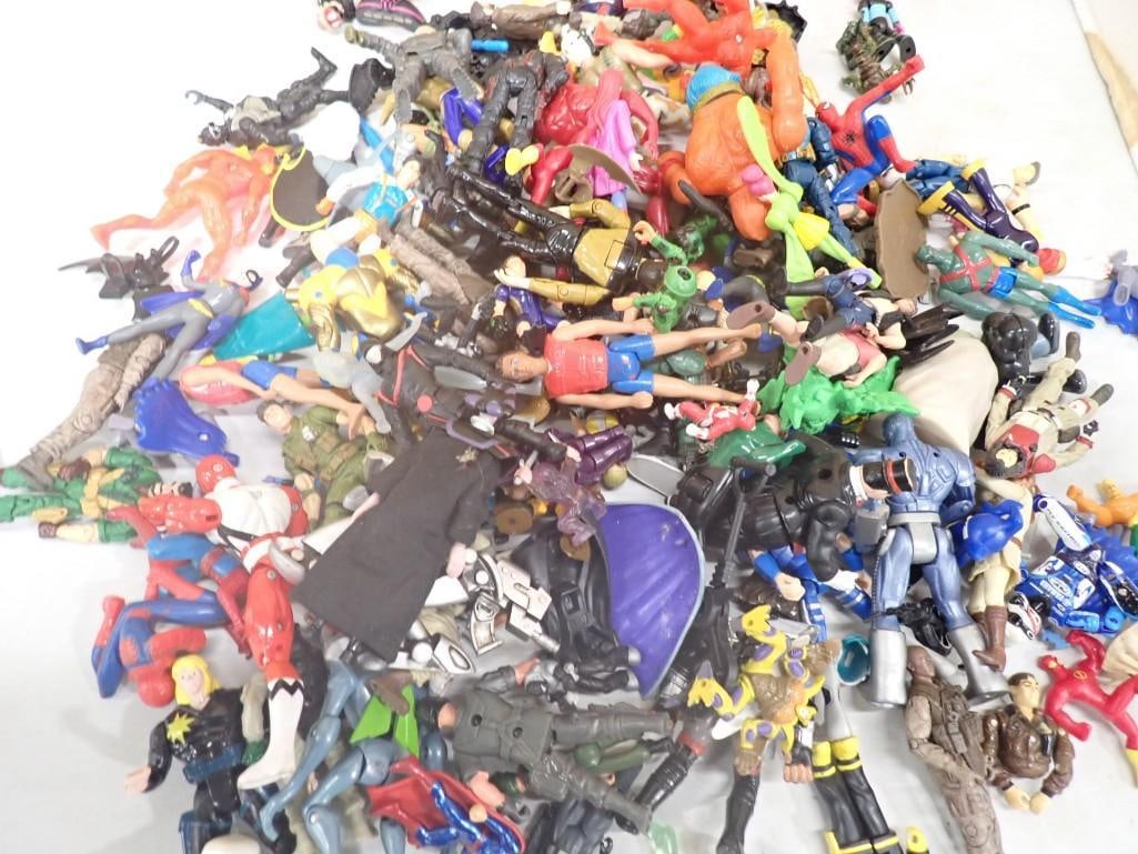 Huge Lot of Action Figures and Small Toys incl Spider-Man, Superman, etc (1 of 13)