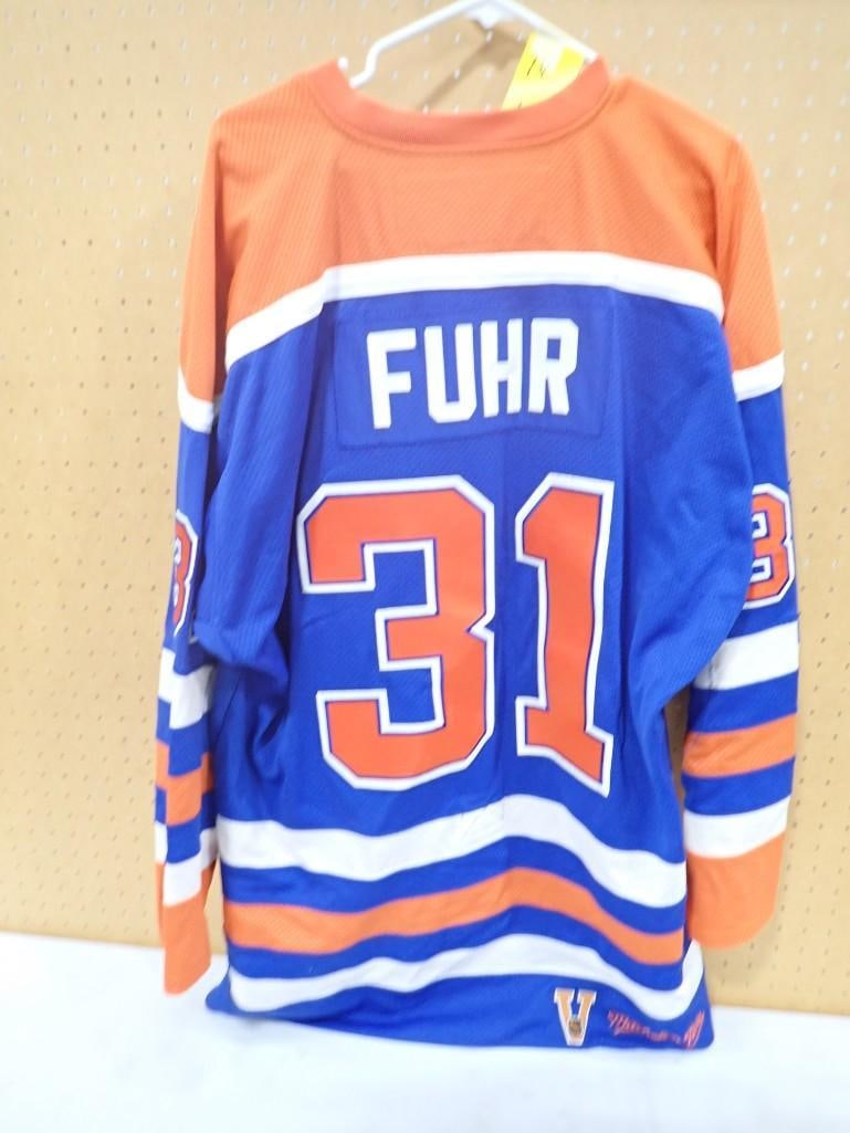 Grant Fuhr Edmonton Oilers Mitchell & Ness Hockey Jersey - size 52: Grant Fuhr Edmonton Oilers Mitchell & Ness Hockey Jersey - size 52