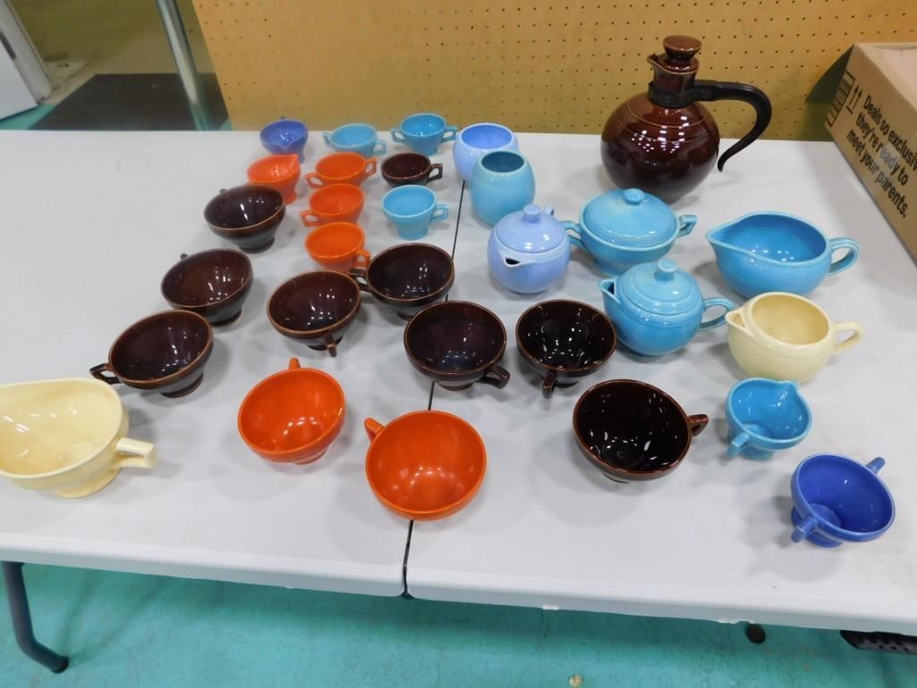 Vintage Vernon Kilns Early California Pottery incl Creamers, Sugar Dishes, Espresso Cups, Demitasse (1 of 4)