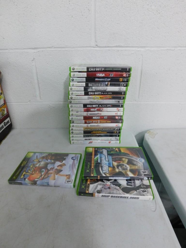 Microsoft XBox and XBox 360 Games including Sealed Tork Prehistoric Punk, plus unsealed games (1 of 6)