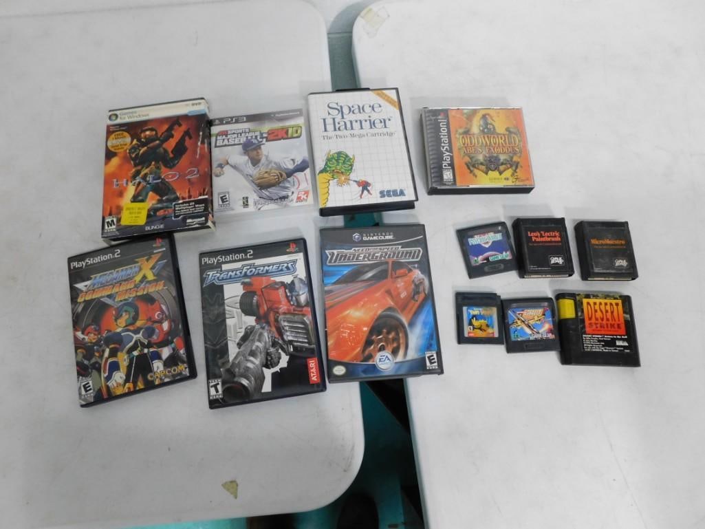 Assorted Video Game Lot including Vintage, PS2, Commadore 64, PlayStation, Sega, Game Gear, PC (1 of 6)