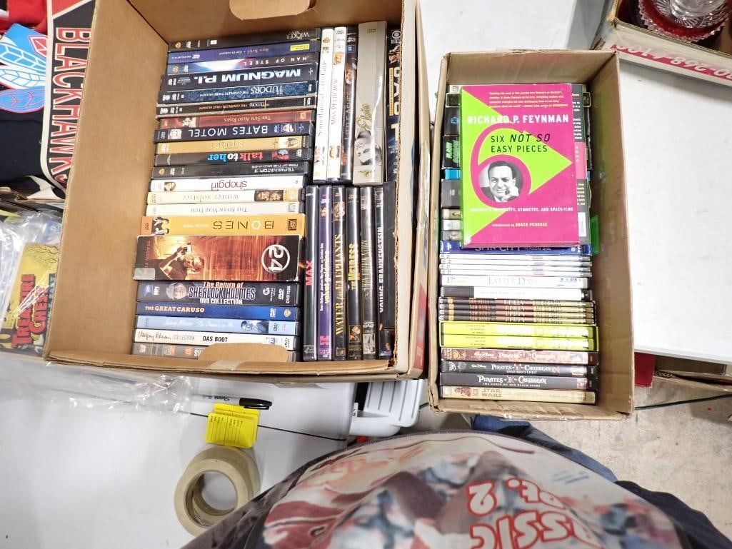 Lot of DVDs incl TV Series 24, Bones, The Return of Sherlock Holmes, Star Wars The Empire Strikes Ba: Lot of DVDs incl TV Series 24, Bones, The Return of Sherlock Holmes, Star Wars The Empire Strikes Back, Pirates of the Caribbean Movies, etc