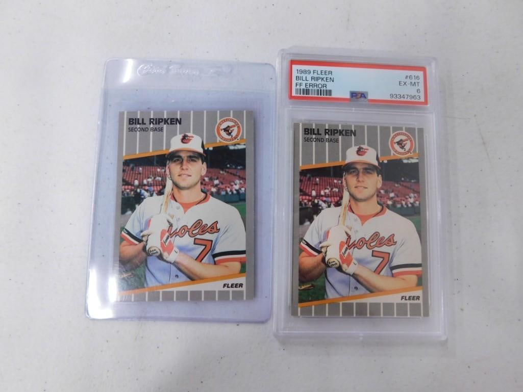 1989 Fleer Bill Ripken FF Error Baseball Card (1 of 8)