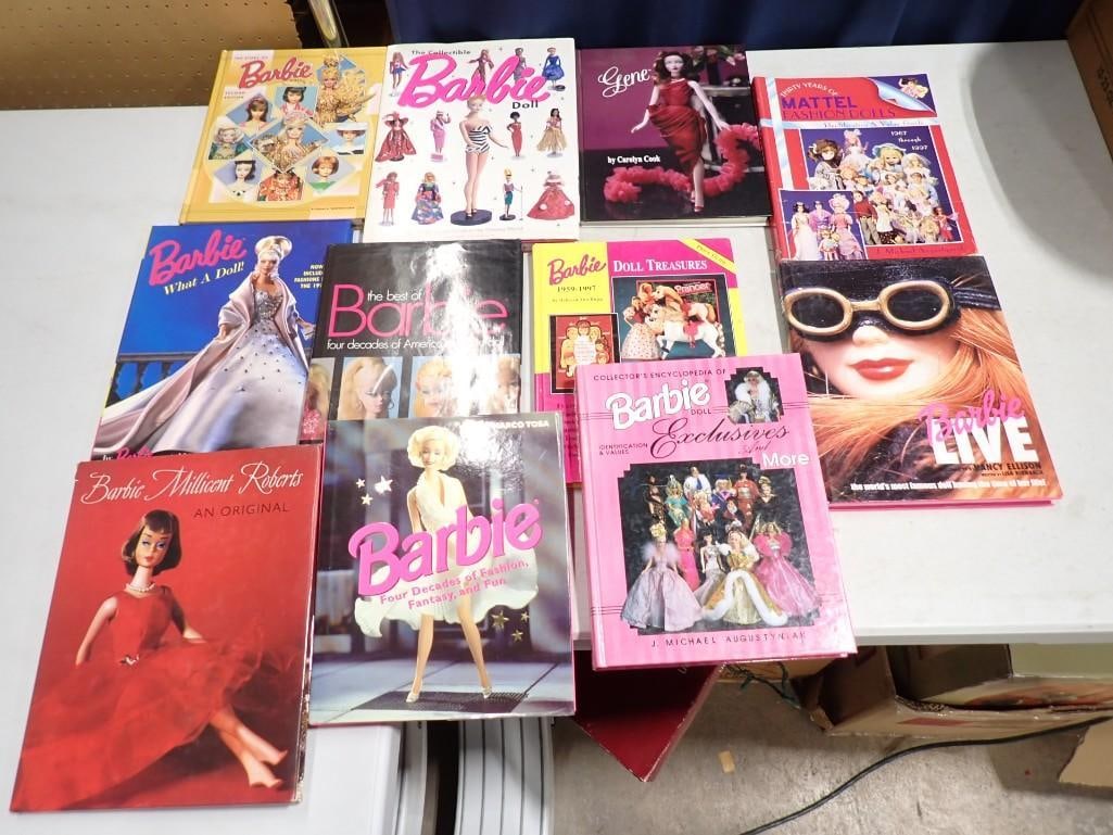 11 Barbie Doll Books: Lot of 11 Books on Barbie Dolls