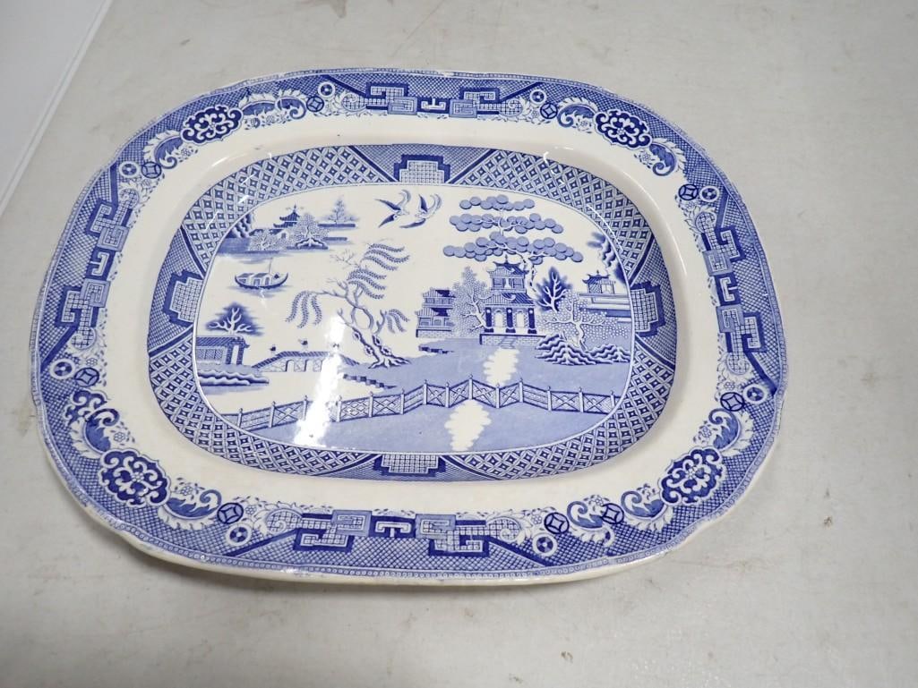 Antique J & M P Bell Platter: Antique J & M P Bell Platter