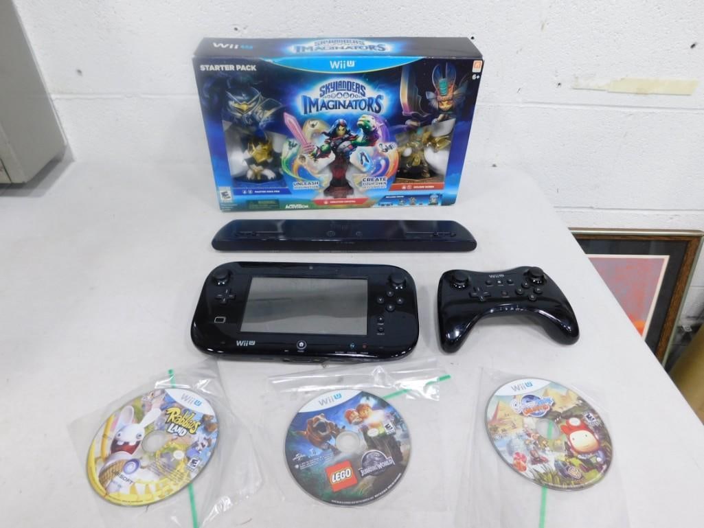 Nintendo Wii U Lot including Skylanders Imaginators Starter Pack, Game Pad, Controller, Games, etc. (1 of 4)