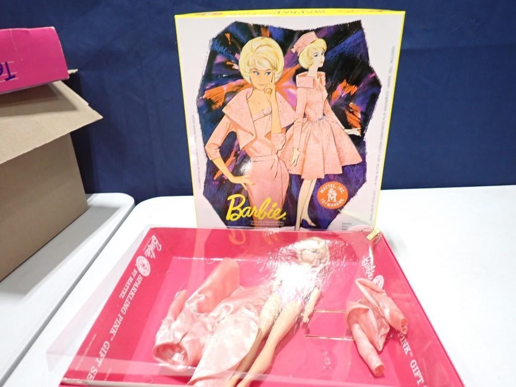 Barbie Sparkling Pink Gift Set by Mattel: Barbie Sparkling Pink Gift Set by Mattel . Includes everything that you see in the pictures