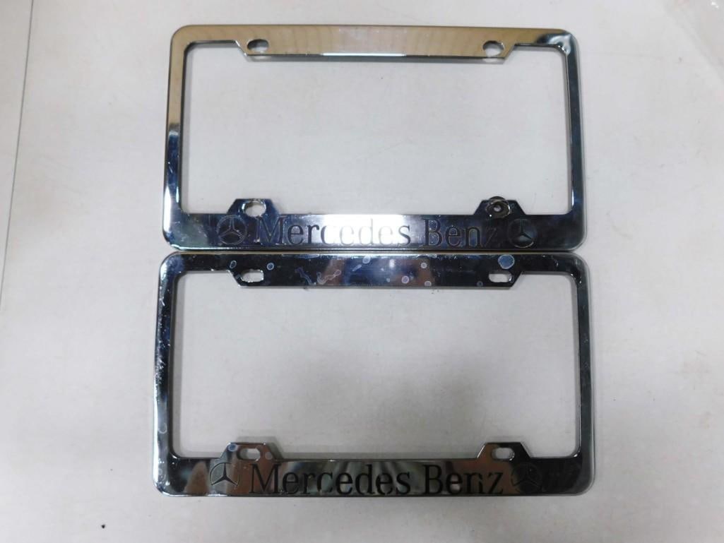 2 Mercedes Benz License Plate Holders (1 of 3)