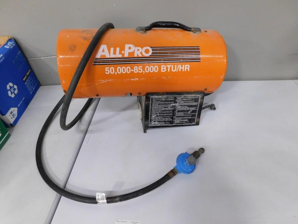 Scheu Products All-Pro 50,000-85,000 BTU/HR Portable Gas Heater - Untested (1 of 8)