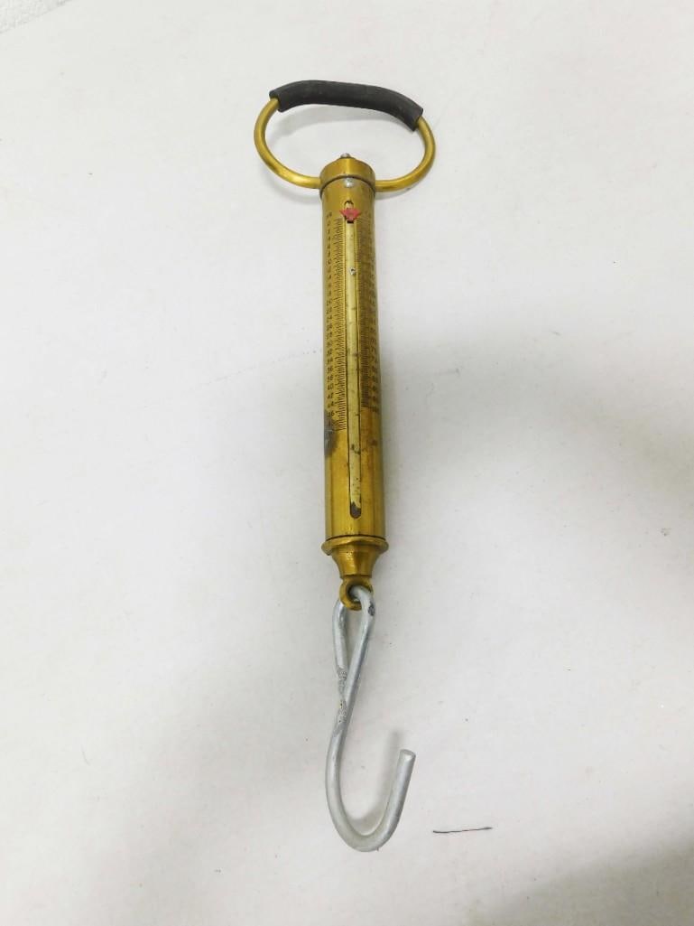 Vintage Brass Fishing Scale by Chatillon (1 of 6)