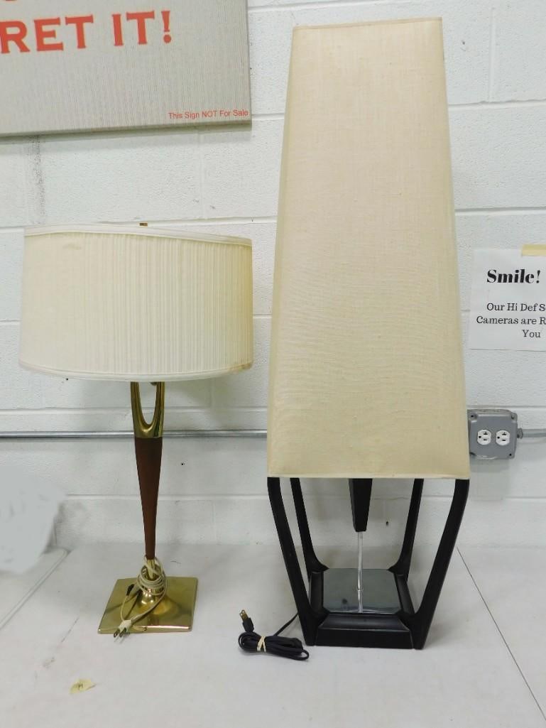 MCM Modeline Lamp & Wishbone Lamp by Laurol (1 of 5)
