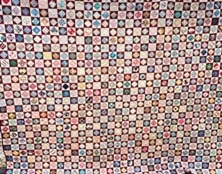 Antique Patchwork Quilt 82" x 88" (1 of 6)