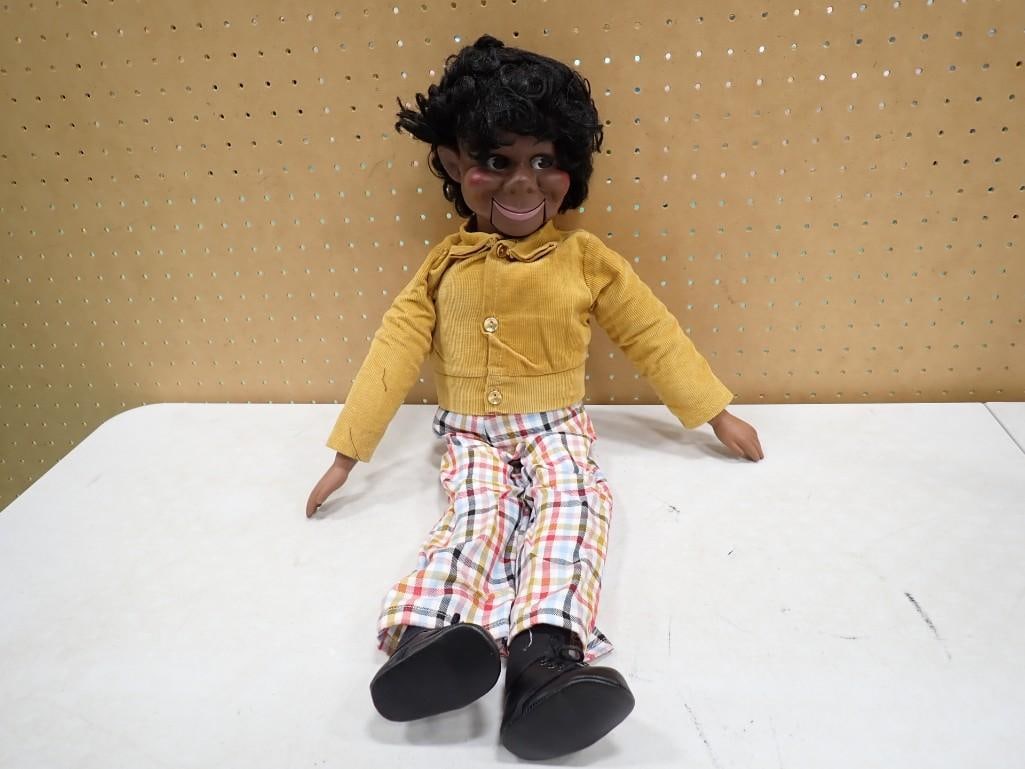 Eegee Ventriloquist Dummy Lester African American Doll 24" Tall Vintage 1973 (1 of 9)