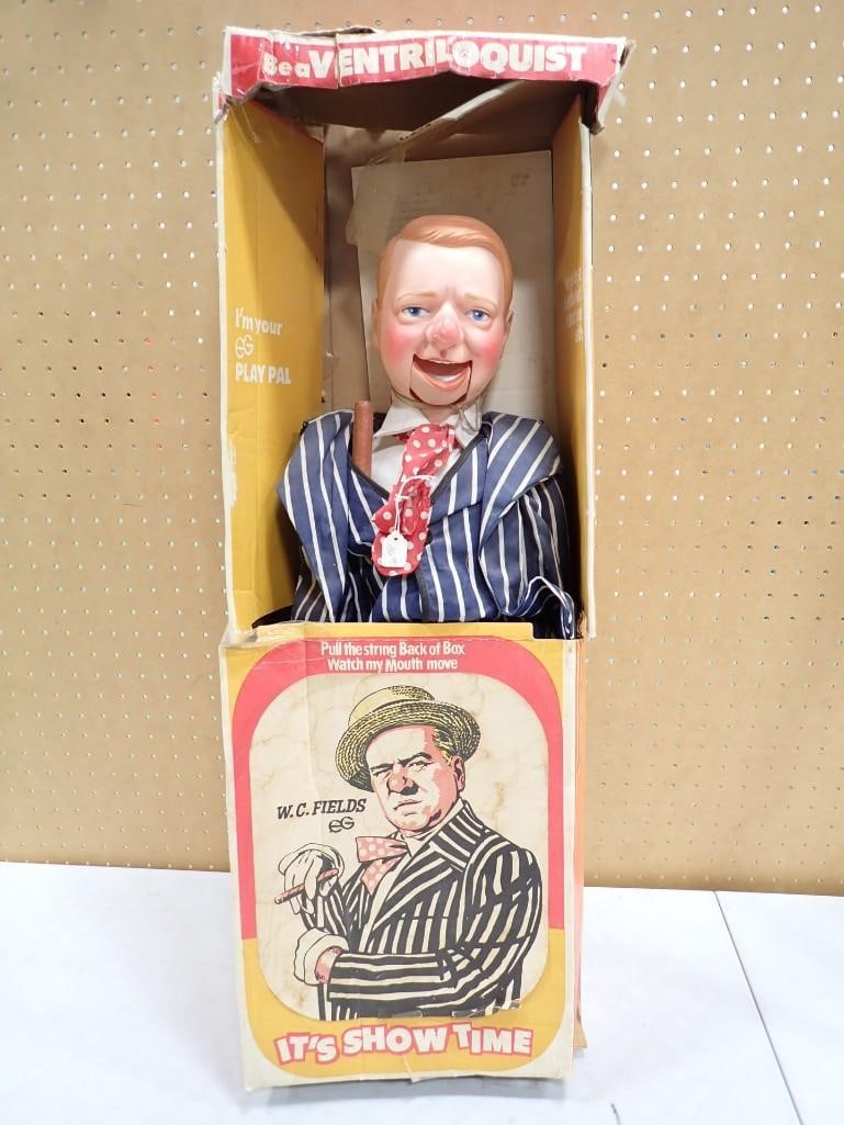 Eegee Ventriloquist Dummy W.C. Fields Doll in Original Box 26" Tall (1 of 11)