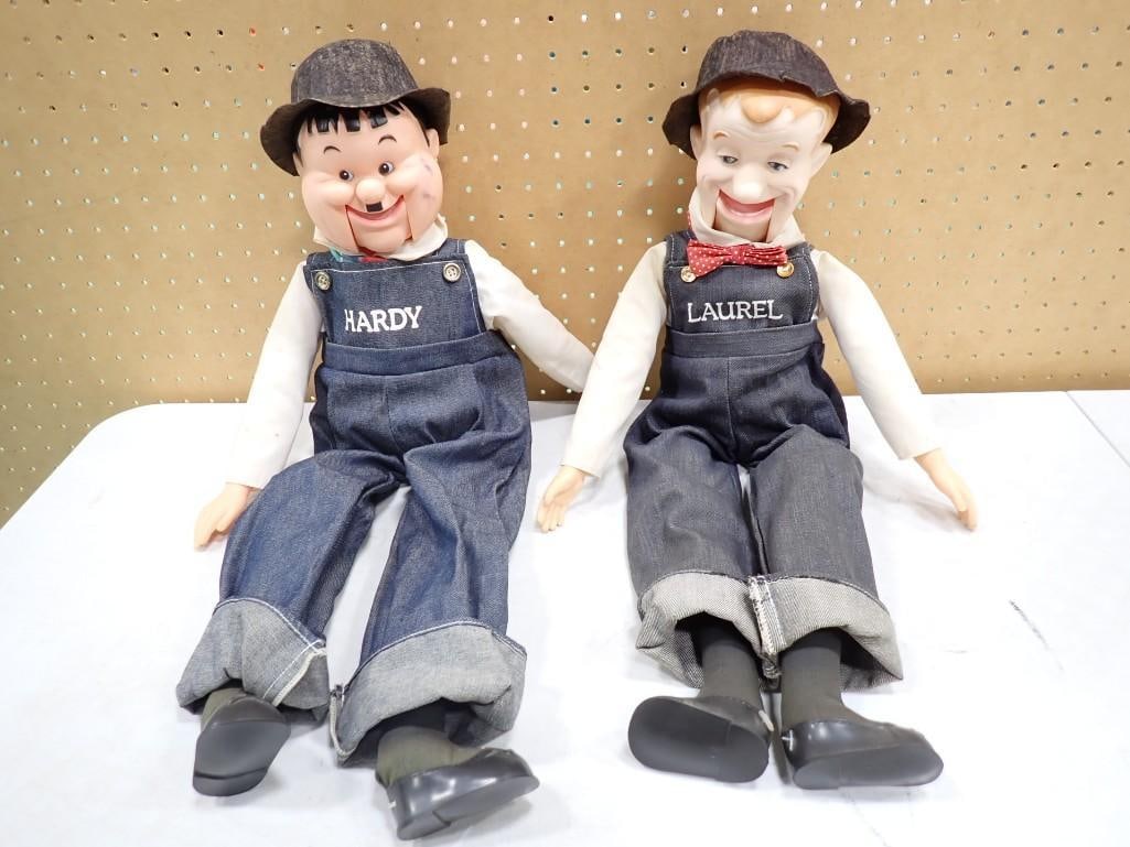 Harman Laurel & Hardy Ventriloquist Dummy Dolls (1 of 11)