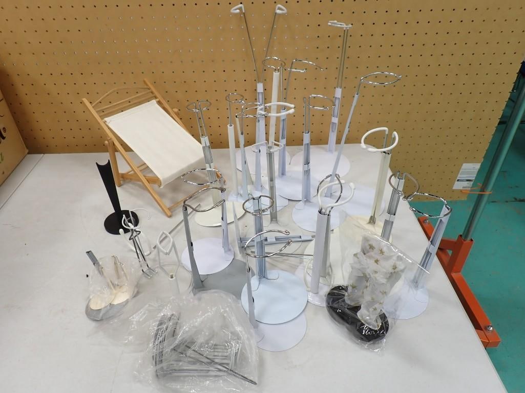 Assorted Doll Stands Lot (1 of 8)
