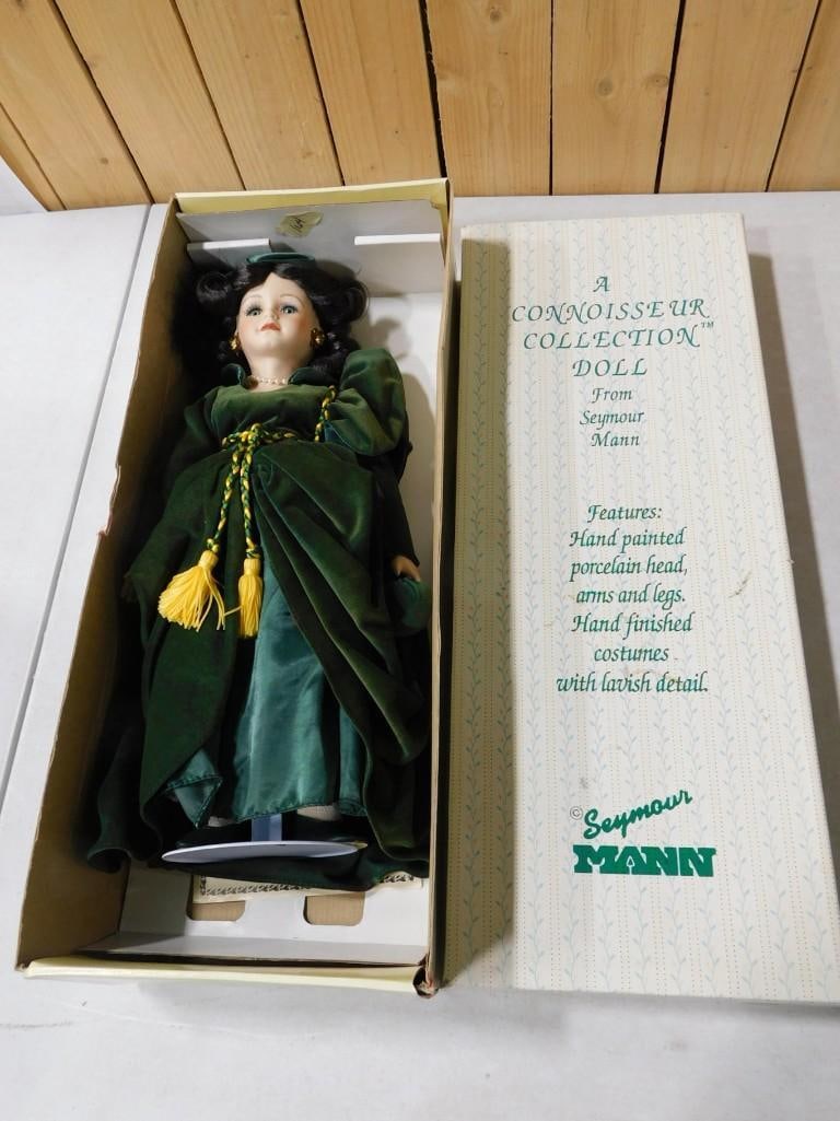 Seymour Mann Connoisseur Porcelain Doll Limited Edition in Original Box 16" Tall (1 of 7)