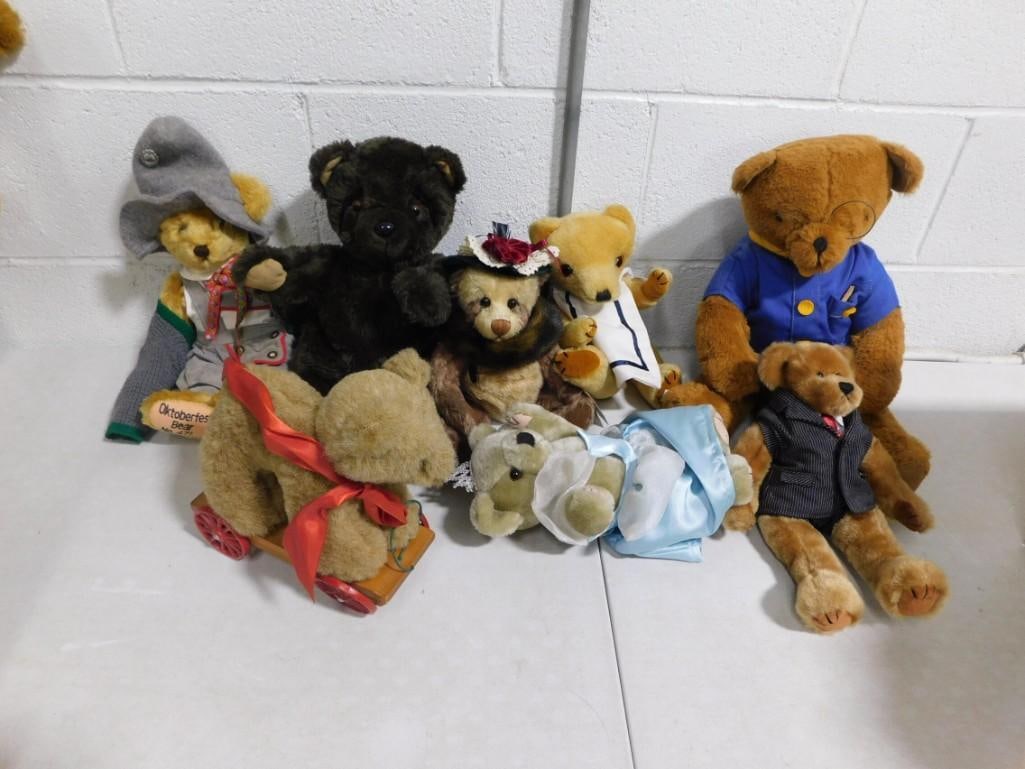 8 Teddy Bears incl Hermann, Bully, Cottage Collection (1 of 16)