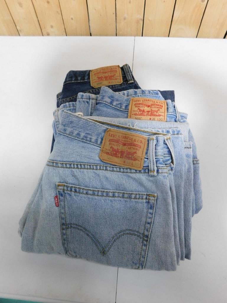 3 Pr Vintage Levi's Jeans 505 (1 of 5)