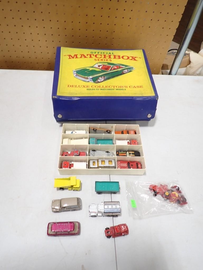 Matchbox Deluxe Collector's Case incl Cars and Vehicles Shown.  Includes Matchbox, etc (1 of 6)