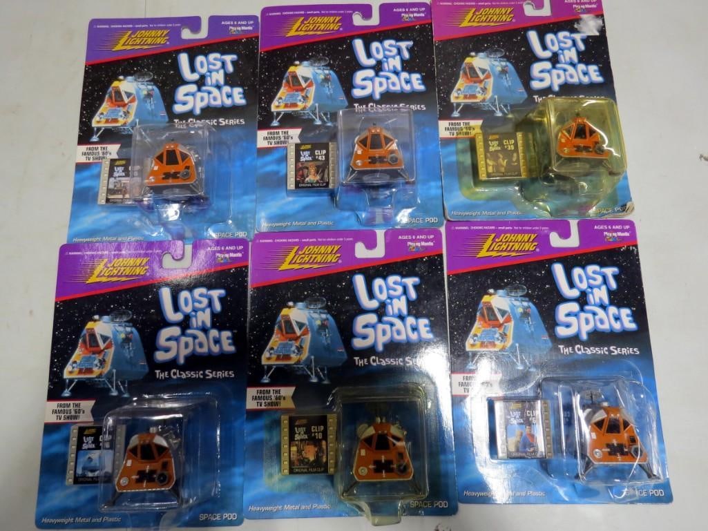 6 Johnny Lightning Lost in Space New in Package Space Pods: 6 Johnny Lightning Lost in Space New in Package Space Pods