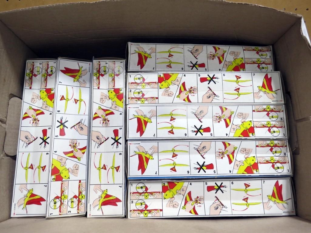 Flying Flapping Toy Birds with Boxes - New Old Stock (1 of 4)