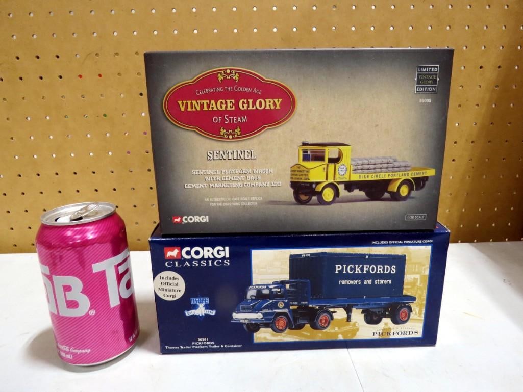 Corgi Classics 30501 Pickfords Truck and Corgi Sentinel Platform Wagon Limited Edition 1 50 Scale (1 of 3)