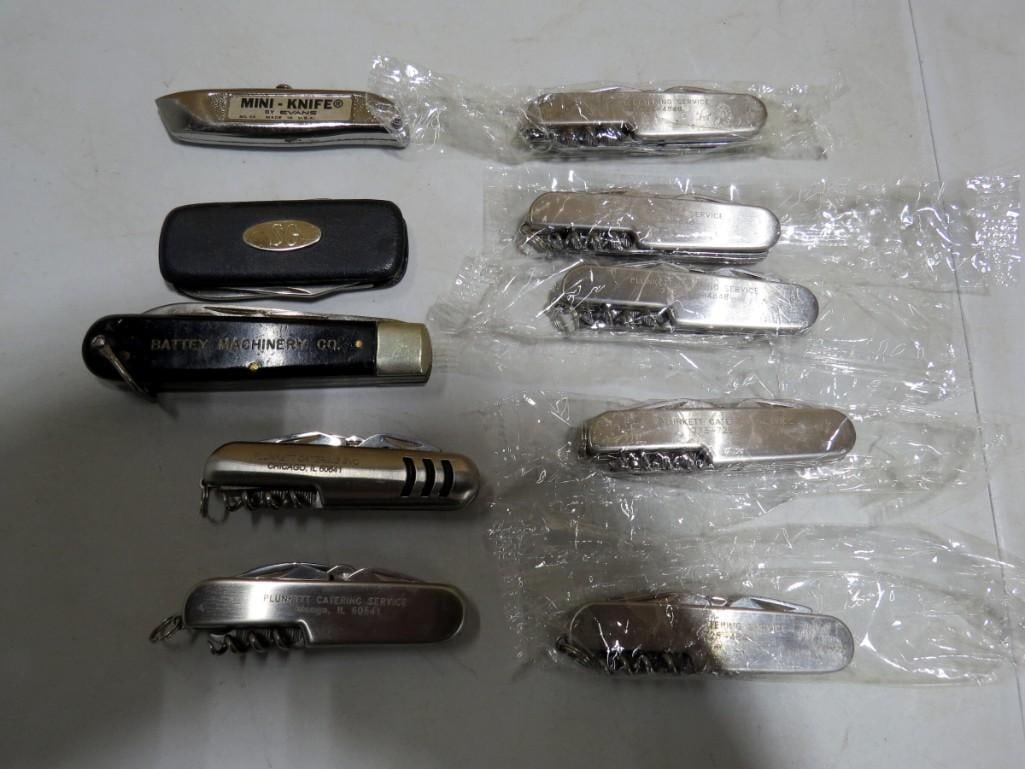 Lot of 10 Assorted pocket knives (1 of 2)