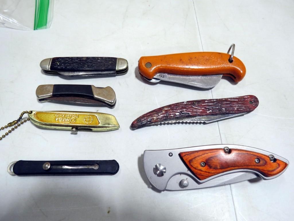 Lot of 7 Assorted pocket knives (1 of 2)