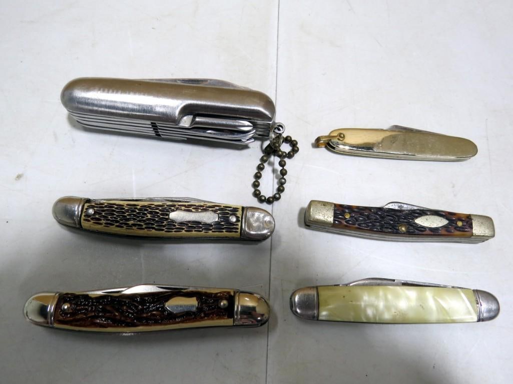 Lot of 6 Assorted pocket knives (1 of 2)