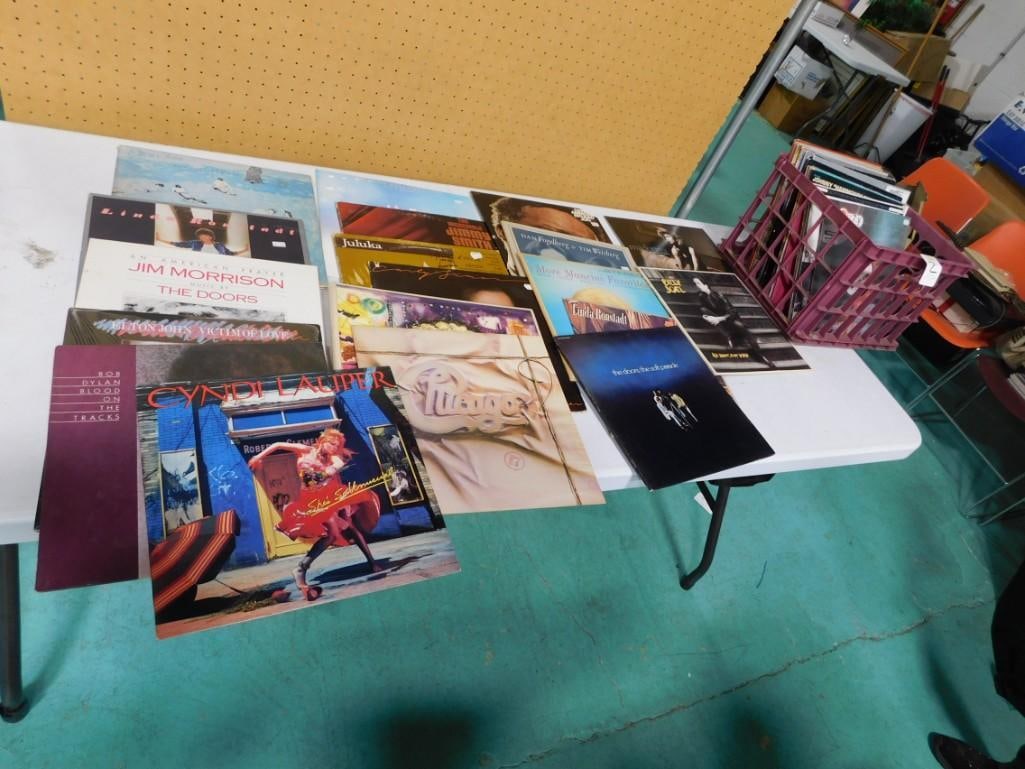 Vinyl Records incl Elton John, Dan Fogelberg, Carly Simon, George Shaw, Henry Mancini, The Cars, (1 of 7)