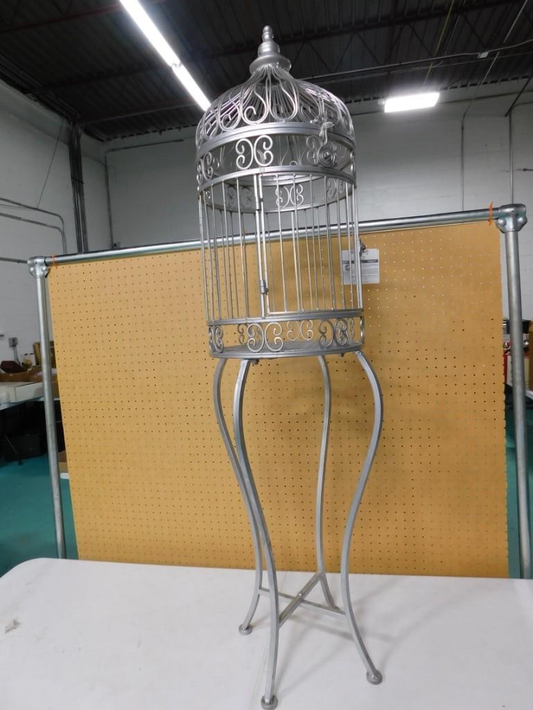Free Standing Decorative Bird Cage Approx 3 1/2 ft Tall (1 of 4)