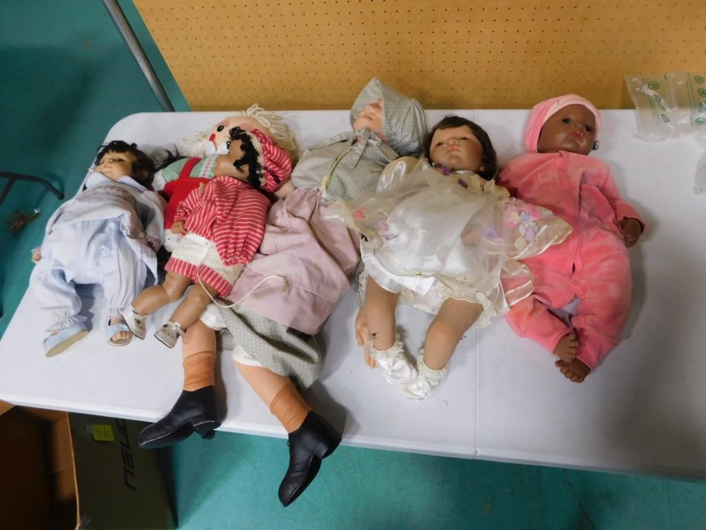 Dolls incl Waltraud Hanl So Truly Real Vinyl and Cloth African American Doll, 1 Grandma Doll, etc (1 of 13)