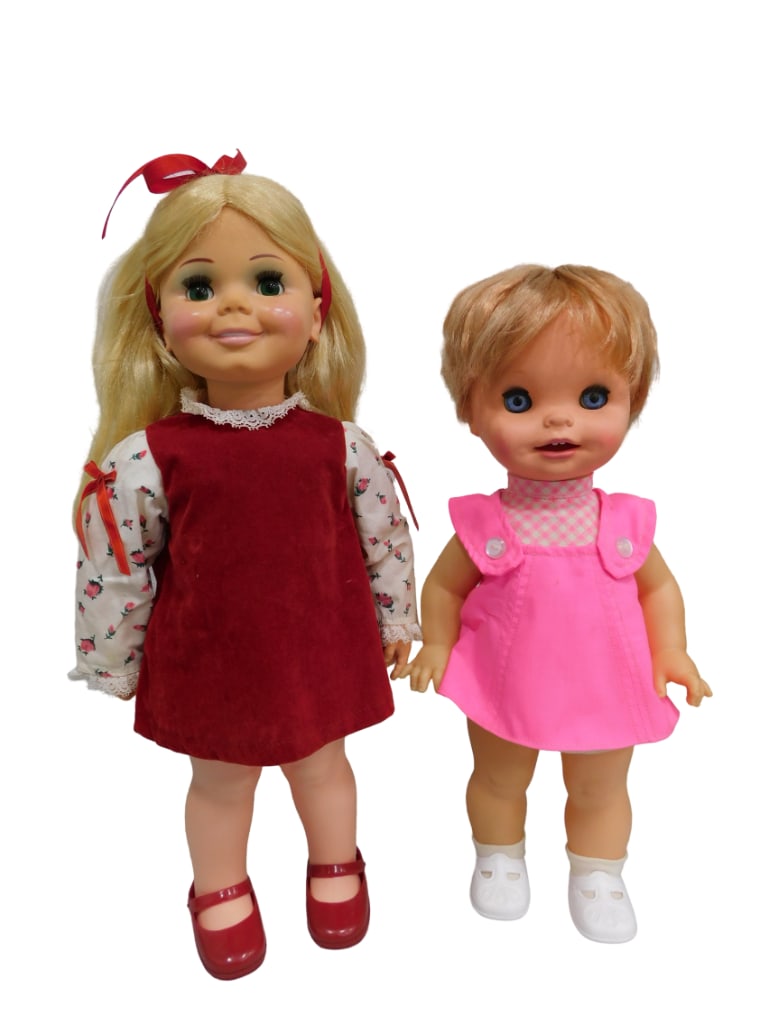 Vtg 1971 Kenner Crumpet & 1972 Mattel Saucy Expressions Dolls Lot (1 of 13)