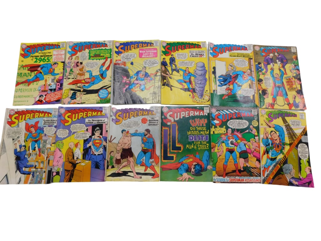 12 Superman Comic Books All 12 Cent Comics (1 of 6)